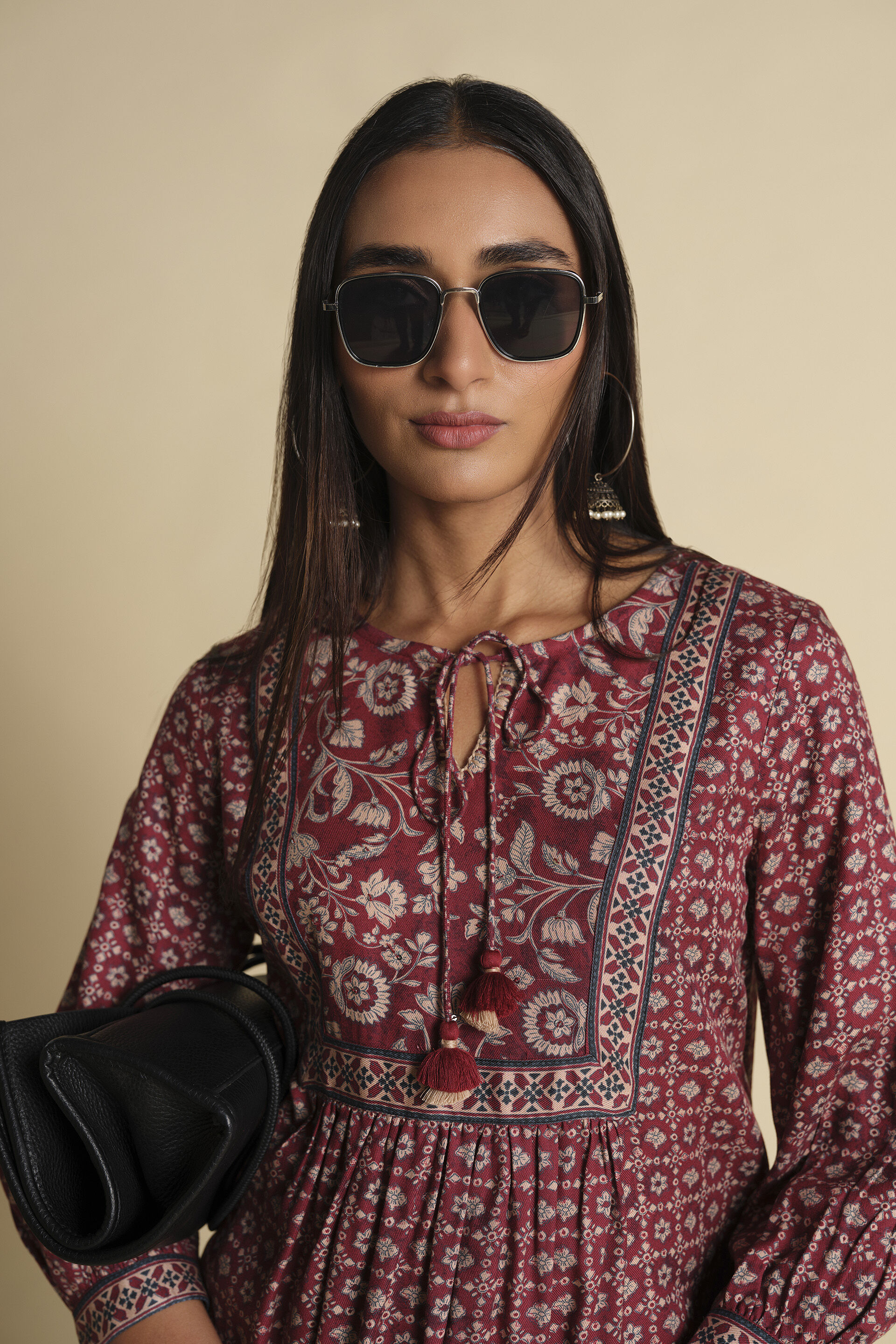 Rekhta Top, Wine, image 4